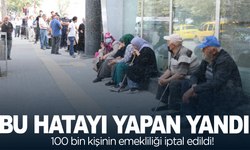 100 bin kişinin emekliliği iptal edildi!