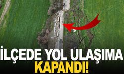 İlçede Heyelan: Eski İzmir Yolu Ulaşıma Kapatıldı