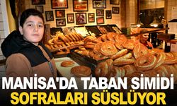 Manisa'da taban simidi sofraları süslemeye devam ediyor