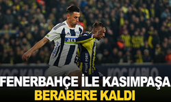 Trendyol Süper Lig: Fenerbahçe: 1 - Kasımpaşa: 1 (Maç sonucu)