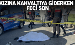 Kızına kahvaltıya giderken feci son: Kaza anı güvenlik kamerasında