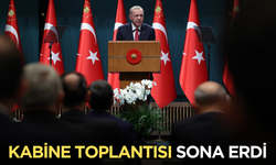 Kabine toplantısı sona erdi