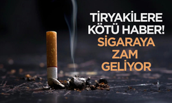 Sigaraya zam geliyor