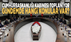 Cumhurbaşkanlığı Kabinesi toplanıyor... Gündemde hangi konular var?