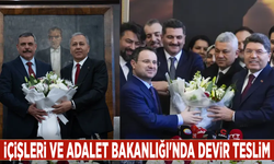 İçişleri ve Adalet Bakanlığı'nda devir teslim