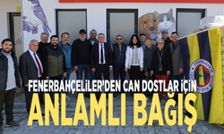 Fenerbahçeliler’den can dostlar için anlamlı bağış