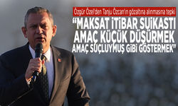 Özgür Özel'den Tanju Özcan'ın gözaltına alınmasına tepki