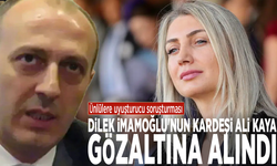 Ünlülere uyuşturucu soruşturması: Dilek İmamoğlu'nun kardeşi Ali Kaya gözaltına alındı