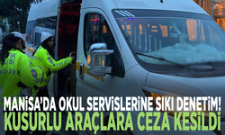 Manisa’da okul servislerine sıkı denetim! Kusurlu araçlara ceza kesildi