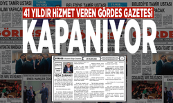 41 yıldır hizmet veren Gördes gazetesi kapanıyor