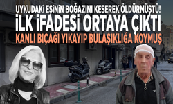 Uykudaki eşinin boğazını keserek öldürmüştü! İlk ifadesi ortaya çıktı: Kanlı bıçağı yıkayıp bulaşıklığa koymuş