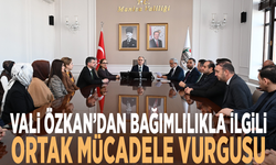 Vali Özkan’dan bağımlılıkla ilgili ortak mücadele vurgusu