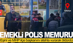 Emekli polis eşini ve MHP ilçe başkanını öldürdü