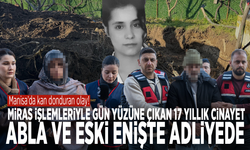 Manisa’da kan donduran olay! Miras işlemleriyle gün yüzüne çıkan 17 yıllık cinayet: Abla ve eski enişte adliyede