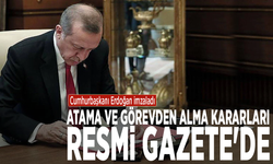 Cumhurbaşkanı Erdoğan imzaladı...  Atama ve görevden alma kararları Resmi Gazete'de