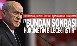 "Öcalan umuda, Demirtaş yuvasına" diyen Bahçeli’den yeni açıklama: "Bundan sonrası hükümetin bileceği iştir"