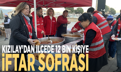 Kızılay'dan ilçede 12 bin kişiye iftar sofrası