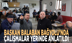 Başkan Balaban Bağyolu’nda: Çalışmalar yerinde anlatıldı