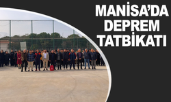 Manisa'da deprem tatbikatı