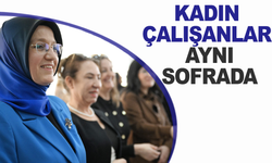 Üniversitedeki kadın çalışanlar aynı sofrada