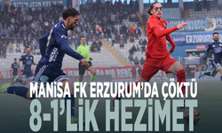Manisa FK Erzurum’da çöktü: 8-1’lik hezimet