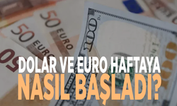 Dolar ve euro haftaya nasıl başladı?