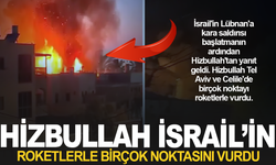 Hizbullah, İsrail'i roketlerle vurdu