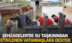 Şehzadeler’de Su Taşkınından Etkilenen Vatandaşlara Destek