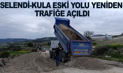 Selendi-Kula eski yolu yeniden trafiğe açıldı
