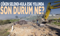 Çöken Selendi-Kula eski yolunda son durum ne?
