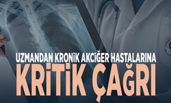 Uzmandan kronik akciğer hastalarına kritik çağrı