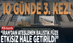 MSB duyurdu: İran'dan ateşlenen balistik füze etkisiz hale getirildi