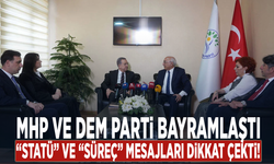 MHP ve DEM Parti bayramlaştı... “Statü” ve “süreç” mesajları dikkat çekti!