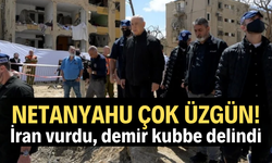 Binyamin Netanyahu ve Isaac Herzog İran'ın vurduğu Arad kentini ziyaret etti