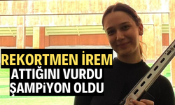 Milli sporcu kendi rekorunu kırarak zirveye çıktı