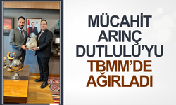 Mücahit Arınç, Besim Dutlulu'yu mecliste ağırladı