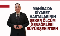 Manisa'da diyabet hastalarının şeker ölçüm sensörleri Büyükşehir'den