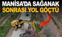 İlçede Çöken Yol Onarıldı