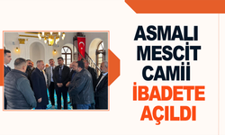 İzmir'de restore edilen tarihi Asmalı Mescit Camii ibadete açıldı