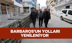 BARBAROS’UN SOKAKLARI YENİLENİYOR