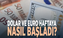 Dolar ve euro haftaya nasıl başladı?