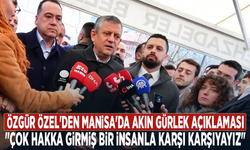 Özgür Özel'den Manisa'da Akın Gürlek açıklaması: "Çok hakka girmiş bir insanla karşı karşıyayız"