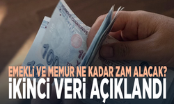 Emekli ve memur ne kadar zam alacak? İkinci veri açıklandı