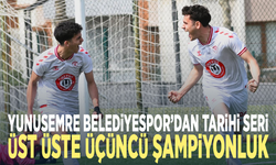 Yunusemre Belediyespor’dan tarihi seri... Üst üste üçüncü şampiyonluk