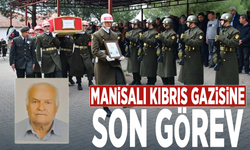 Manisalı Kıbrıs gazisine son görev