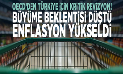 OECD’den Türkiye için kritik revizyon: Büyüme beklentisi düştü, enflasyon yükseldi