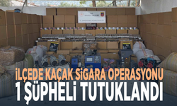 İlçede kaçak sigara operasyonu: 1 şüpheli tutuklandı