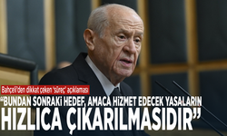 Bahçeli’den dikkat çeken ‘süreç’ açıklaması: Bundan sonraki hedef, amaca hizmet edecek yasaların hızlıca çıkarılmasıdır