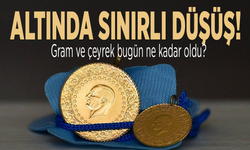 Altın fiyatlarında sınırlı düşüş!
