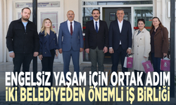 Engelsiz yaşam için ortak adım... İki belediyeden önemli iş birliği
